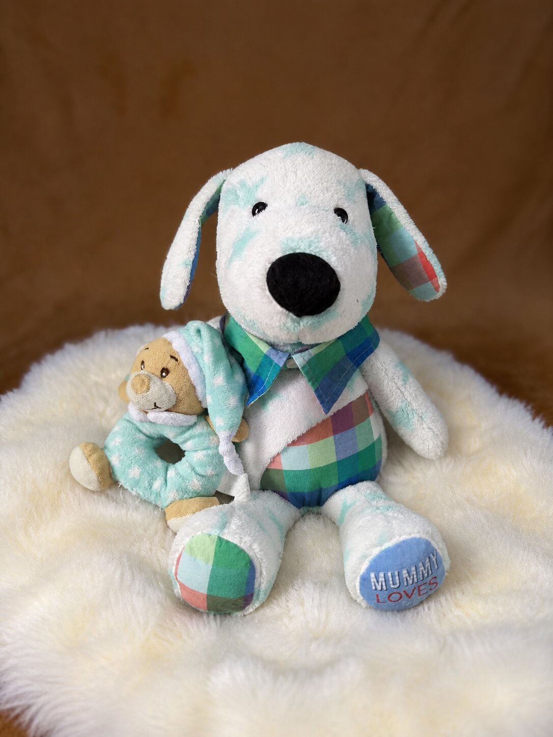 Memory Dog handmade from treasured clothing