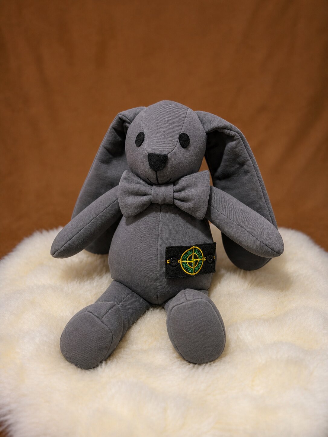 Memory Rabbit handmade from treasured clothing