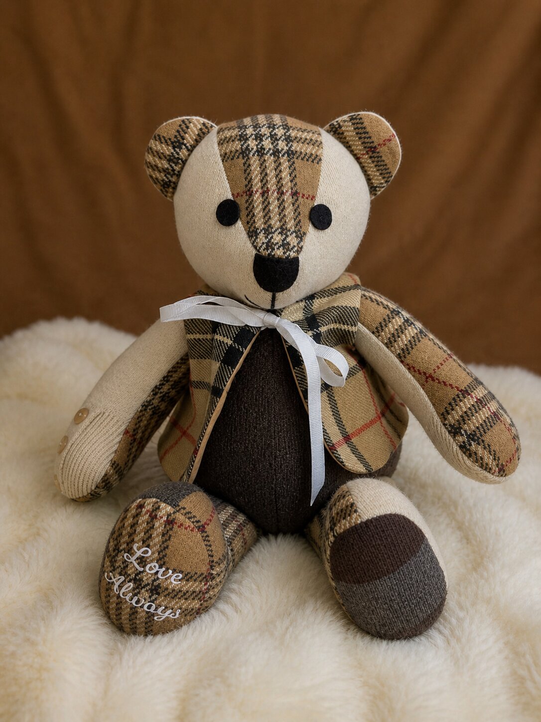 Traditional Memory Bear handmade keepsake image 4