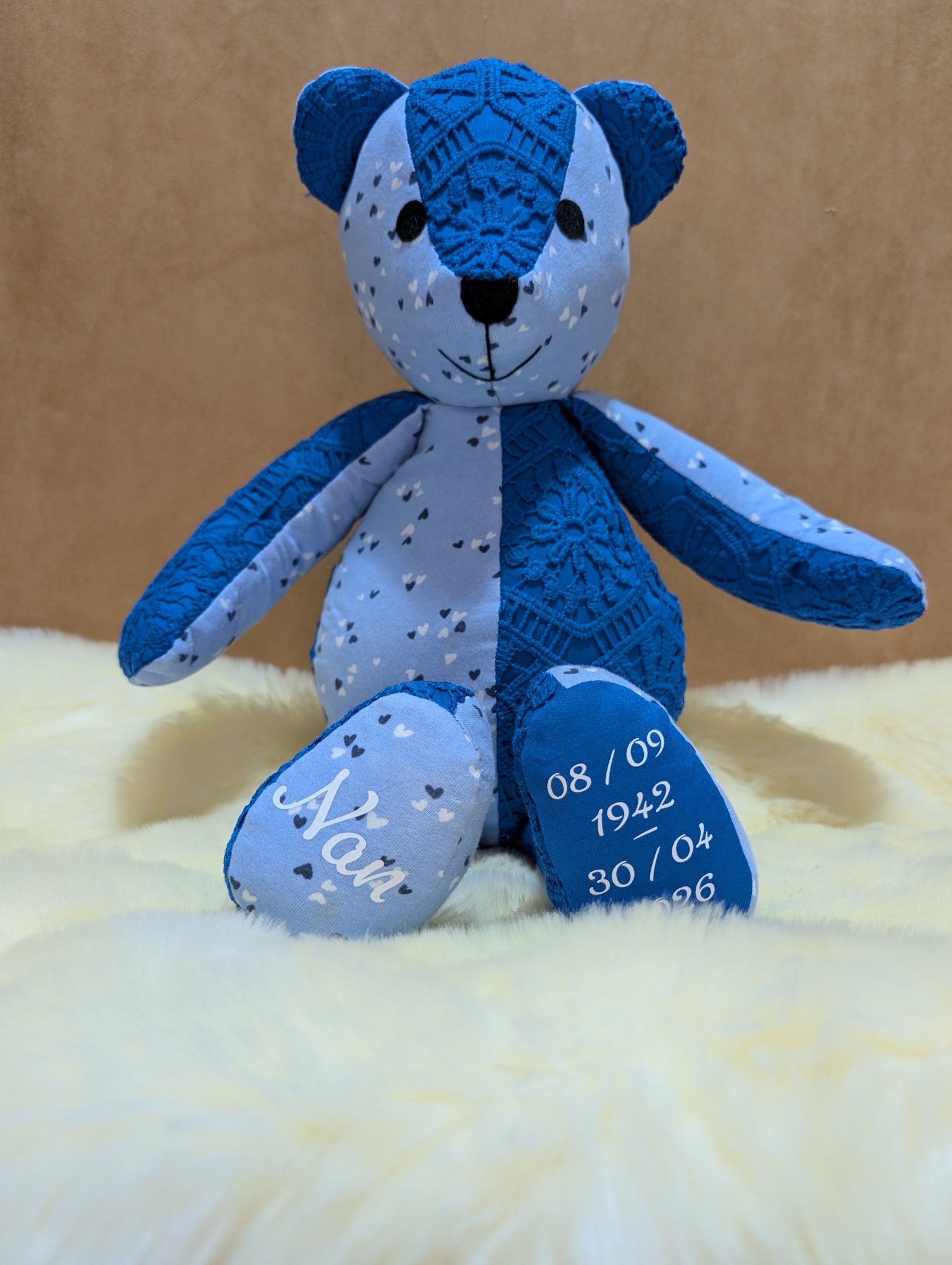 Traditional Memory Bear handmade keepsake image 6